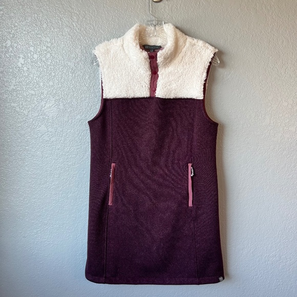 Title nine Callitrix Fleece Vest Dress - Picture 1 of 11